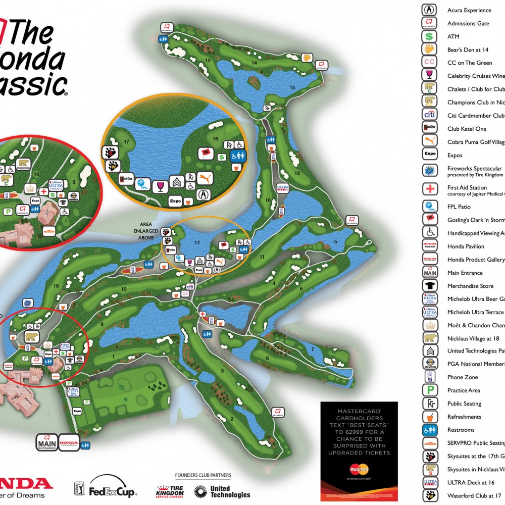 Honda Classic Map