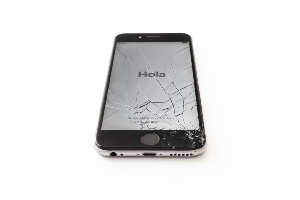 Don't ignore a cracked phone screen
